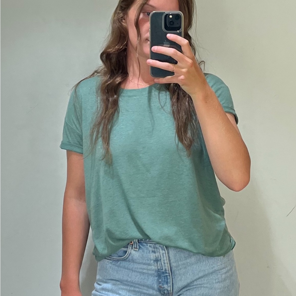 Prana Cozy Up T-shirt in Cove Heather